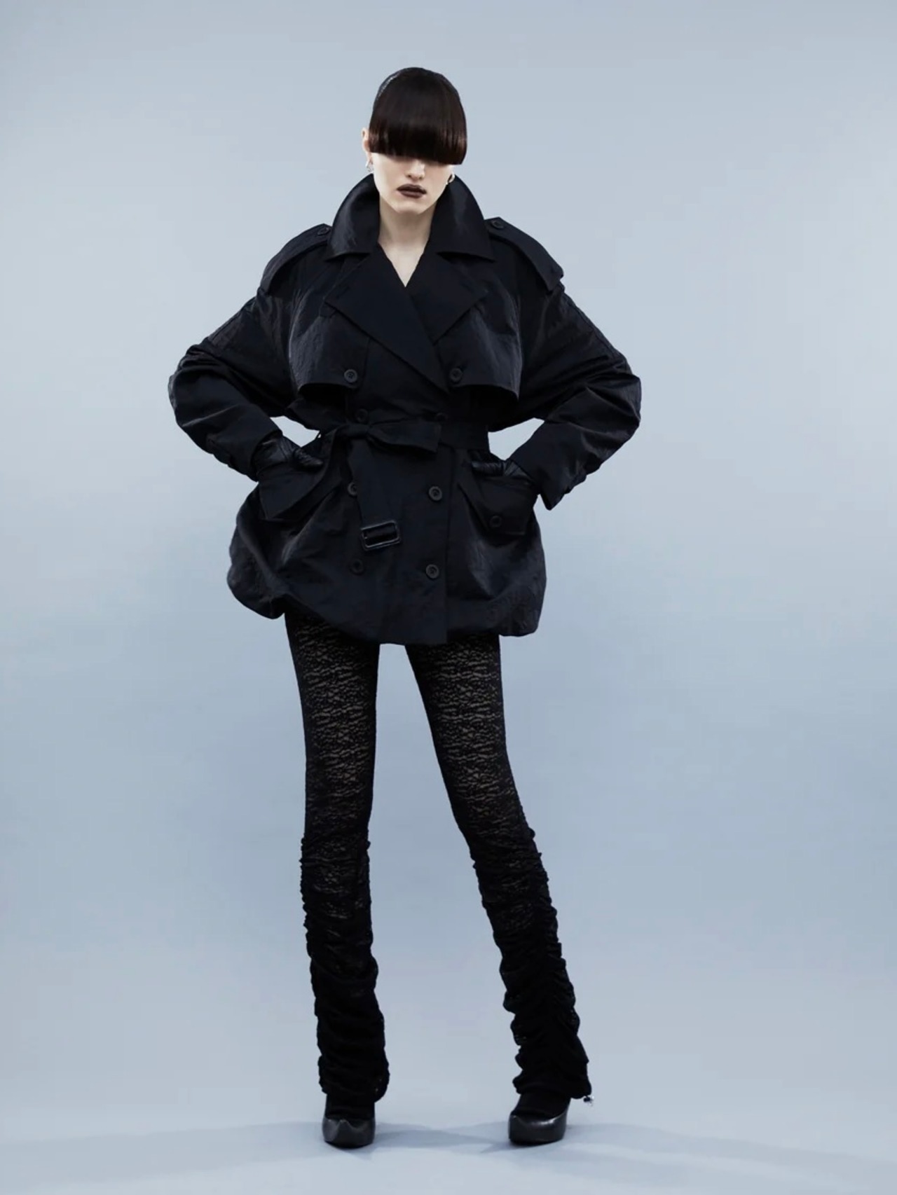 【25AW】POOLDE プールデ / Contoured Mini Trench - 14