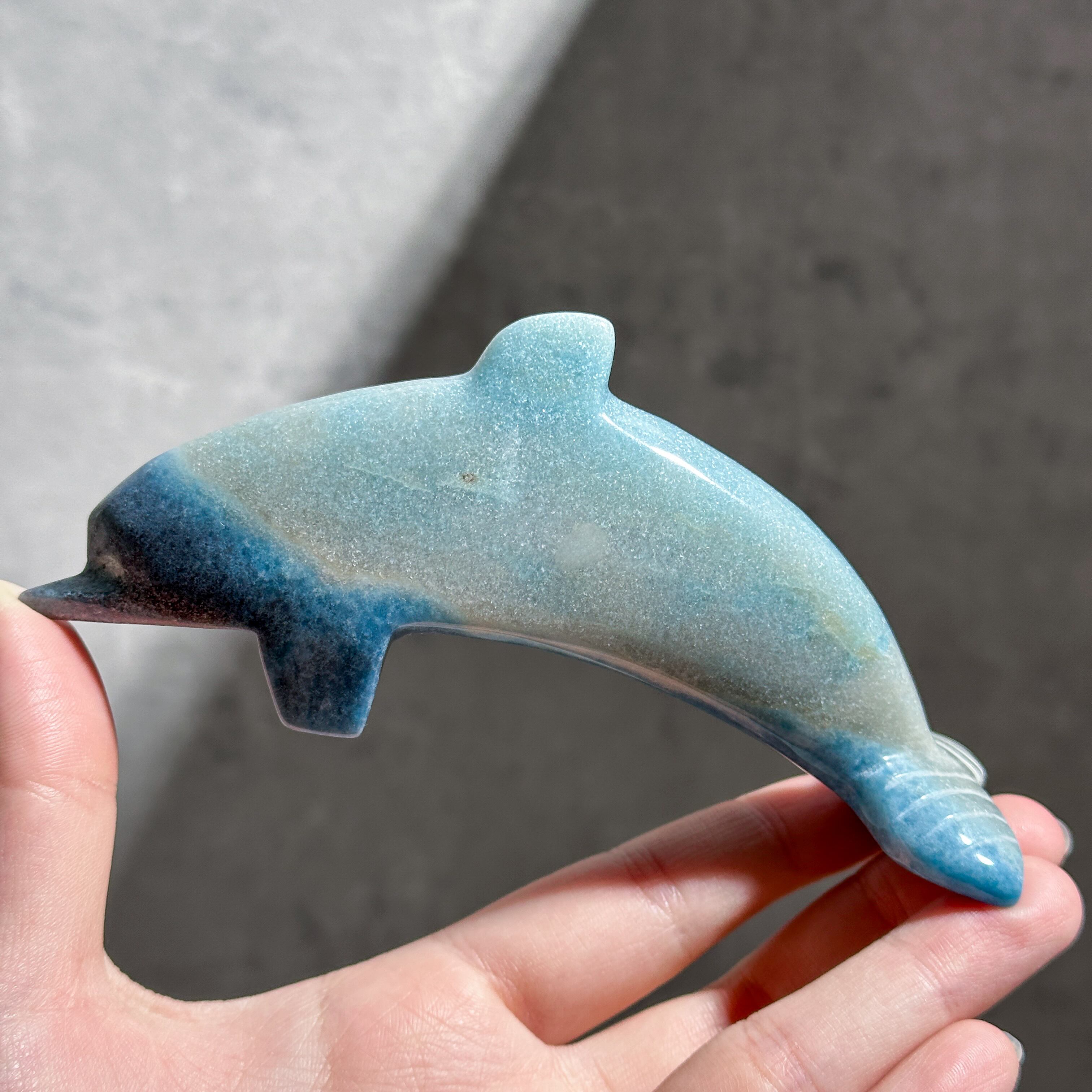 トロレアイトインクォーツ（トロール石）イルカ52◇Trolleite In