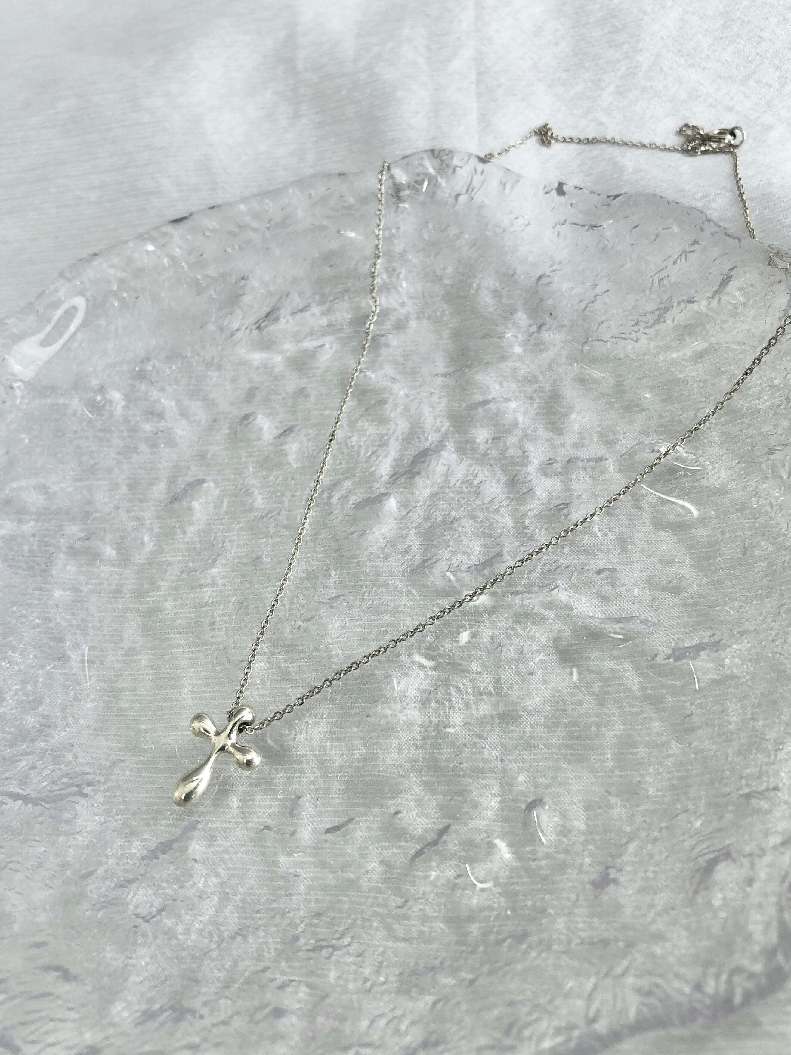 Tiffany & Co. ティファニー ネックレス シルバー クロス 925 vintage