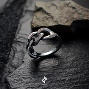 +cadenas・リング (black)