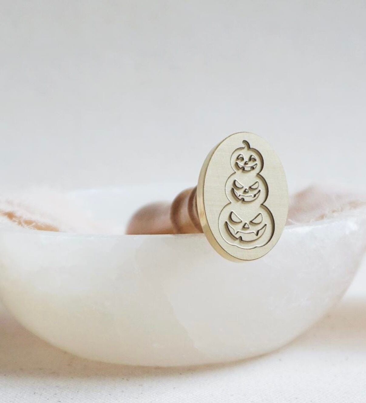 【早期割引・受注販売】Wax Stamp - 3段パンプキン-スタンプヘッド
