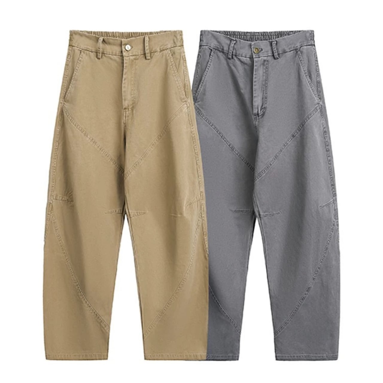 Switch design wide tapered pants 2colors 00320