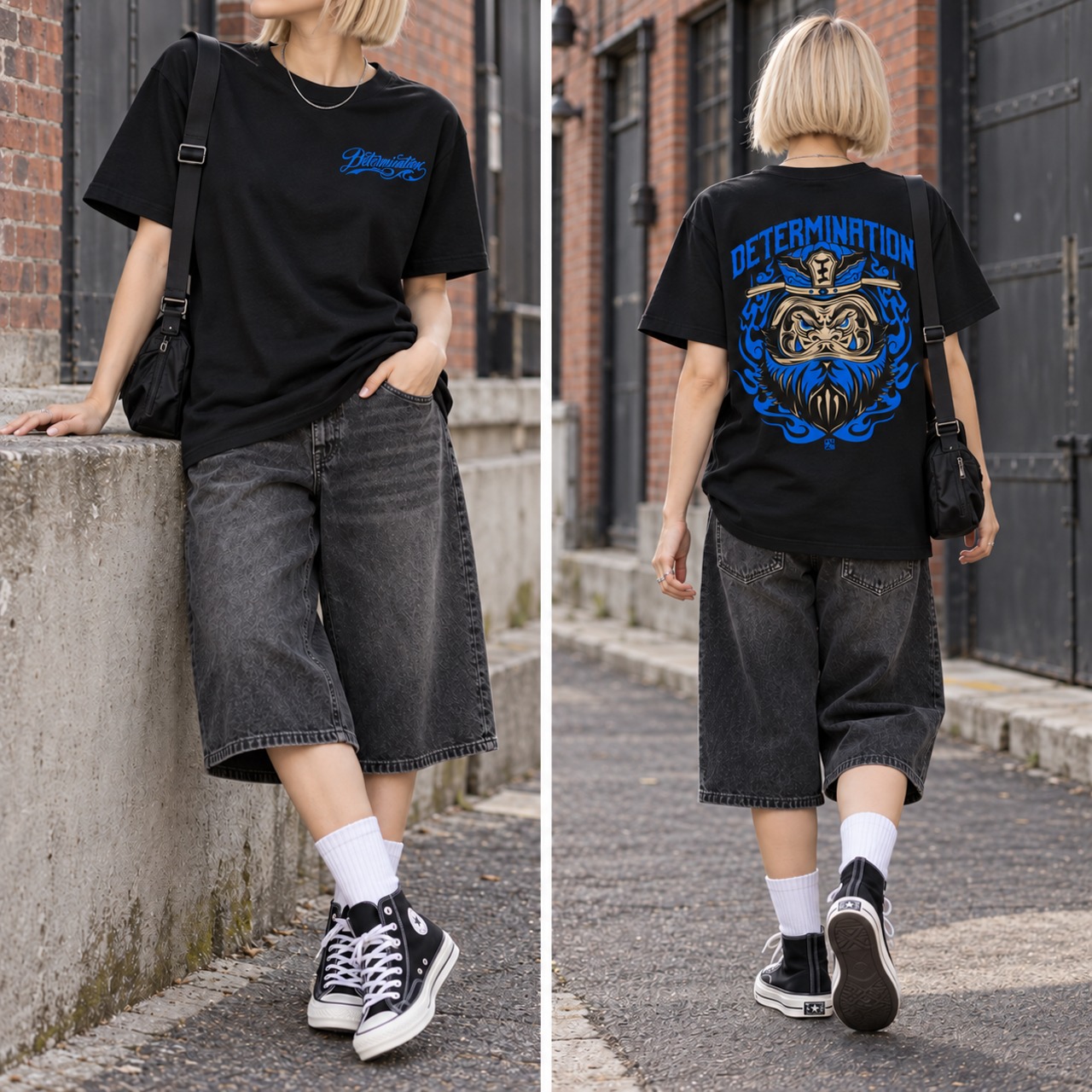 閻王  BLUE×BLACK S/S T-Shirt