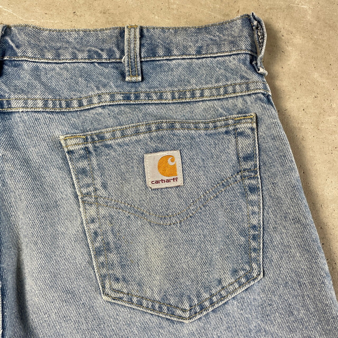 80~90年代 USA製 Carhartt カーハート デニムパンツ ワークパンツ 