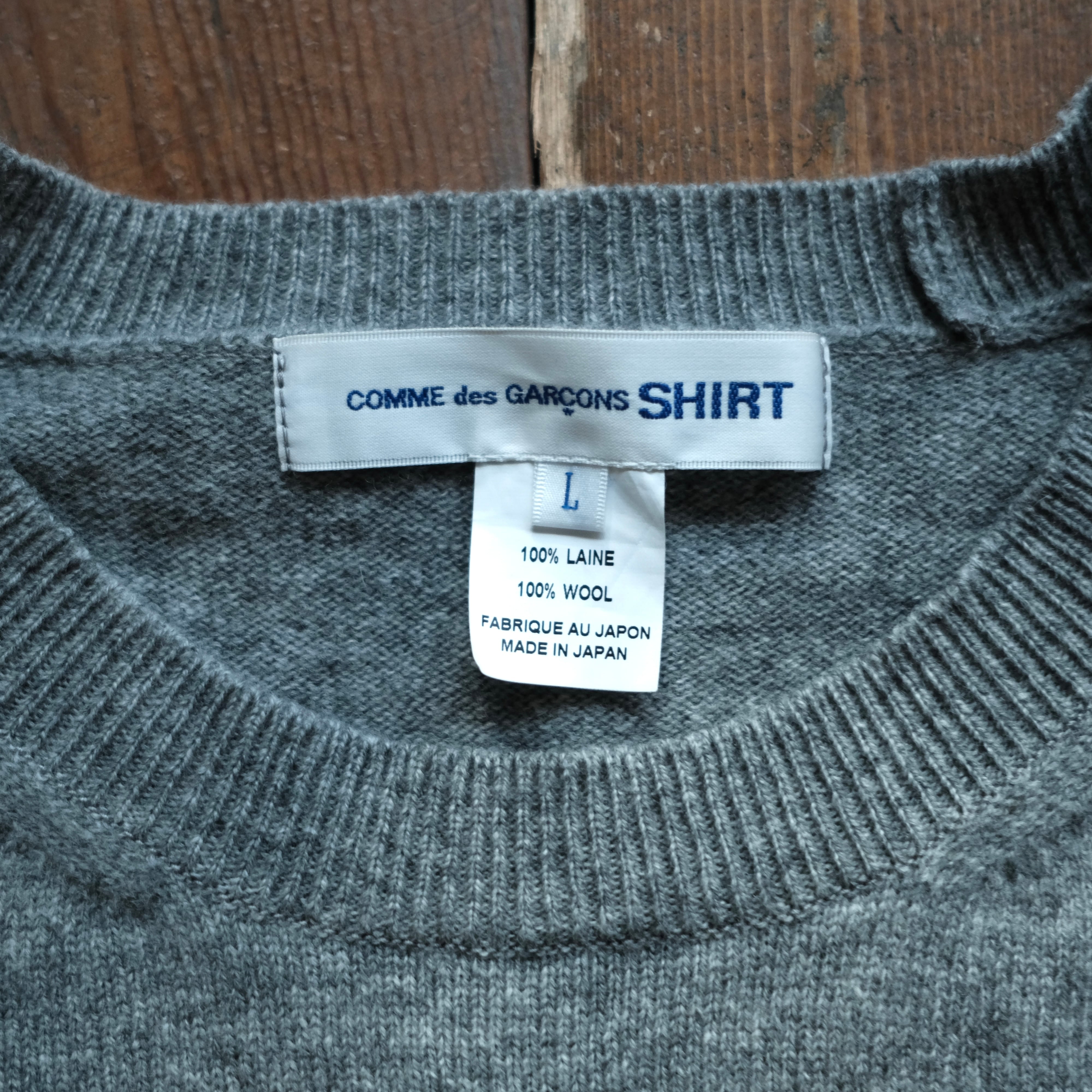 COMME des GARCONS SHIRT WOOL KNIT | safarionline