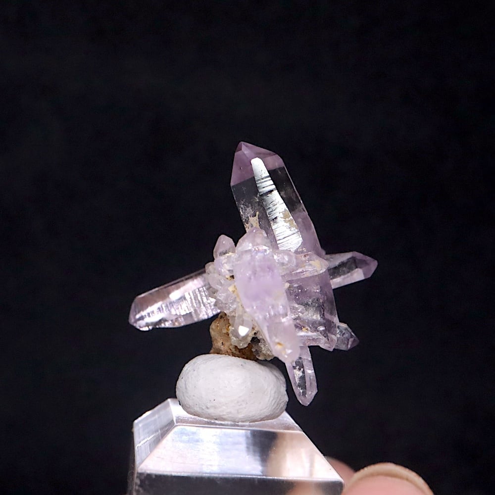 ベラクルス アメジスト 結晶 原石 クラスター 鉱物 鉱石 標本 水晶 クォーツ ベラクルス アメジスト クリスタル 紫結晶 3.7g AMT292 鉱物 天然石