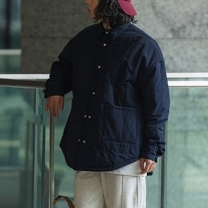 リバーシブル ライトパデット シャツブルゾン a-0430 -