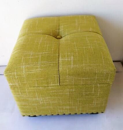 イタリア製 猫足 スツールM（ゴブラン） 外寸サイズ 47.0x33.0xh43.5cm