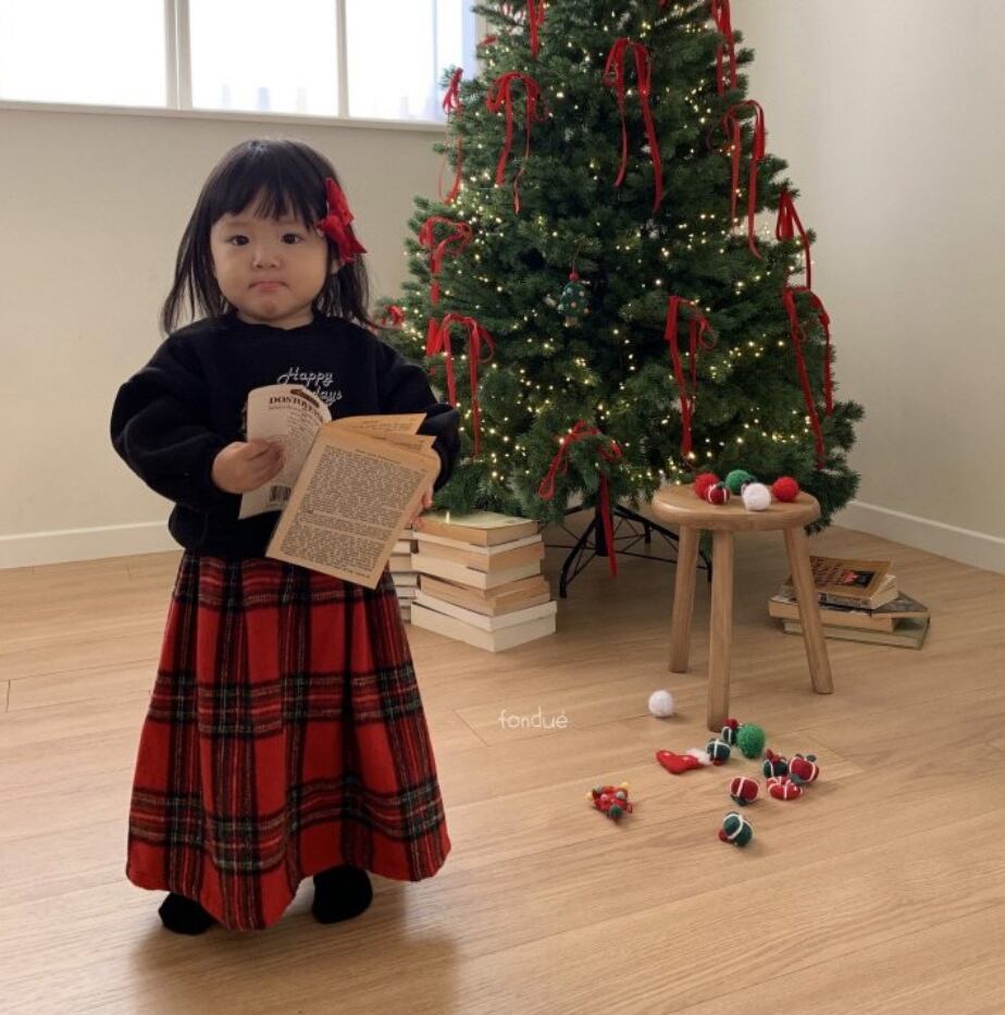 【即納】fondue / MerryXmas skirt