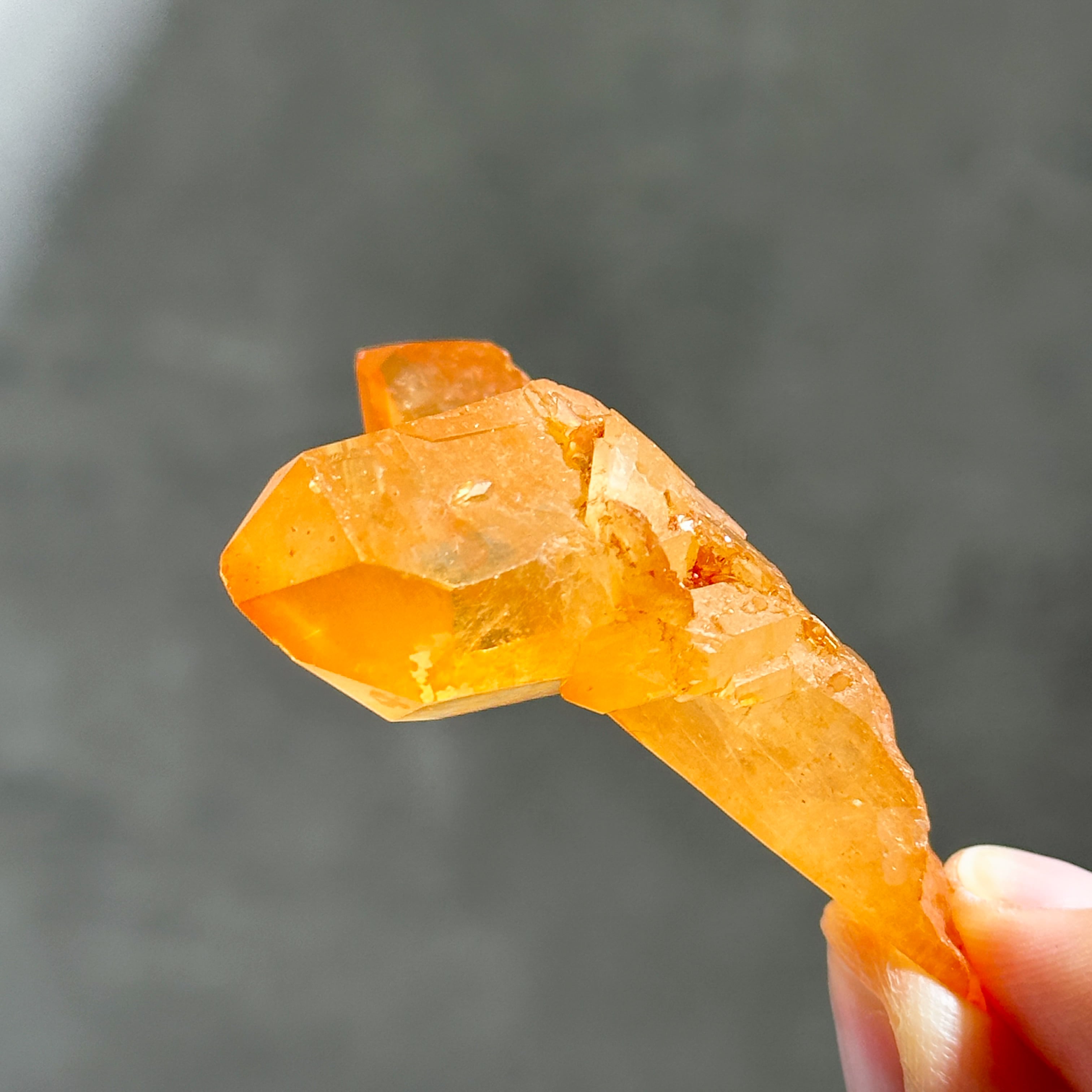 ミナスジェライス産タンジェリンクォーツ クラスター22◇ Tangerine