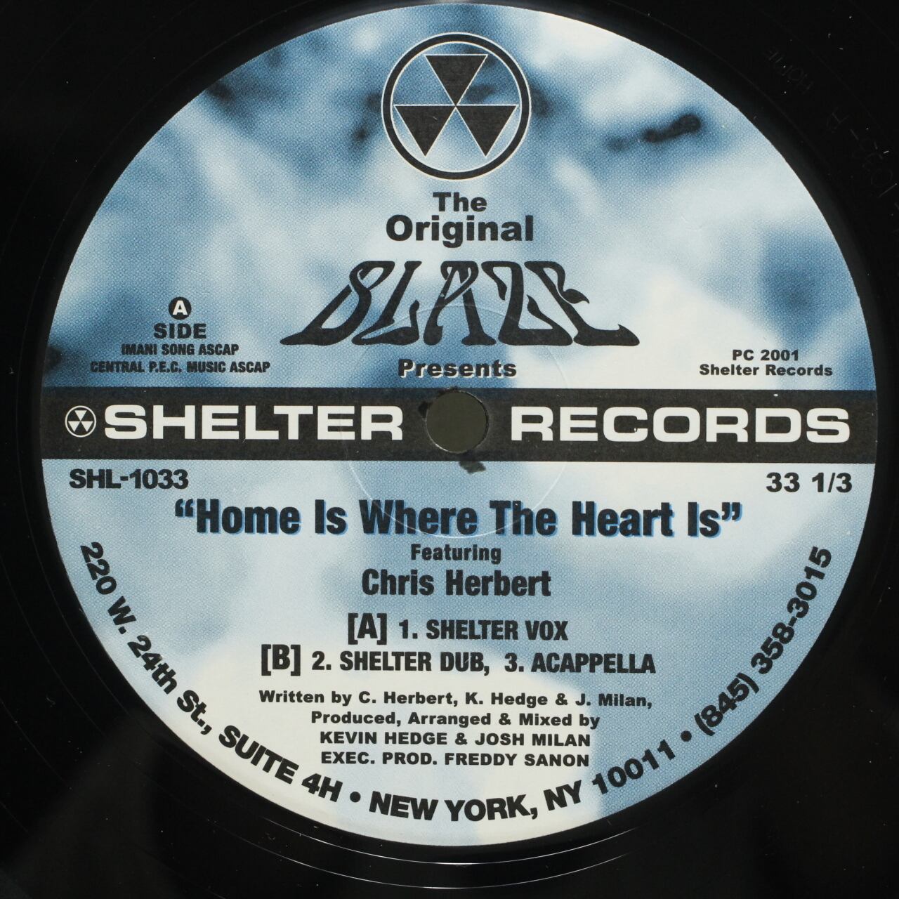 Blaze Featuring Chris Herbert / Home Is Where The Heart Is [SHL-1033] - 画像2