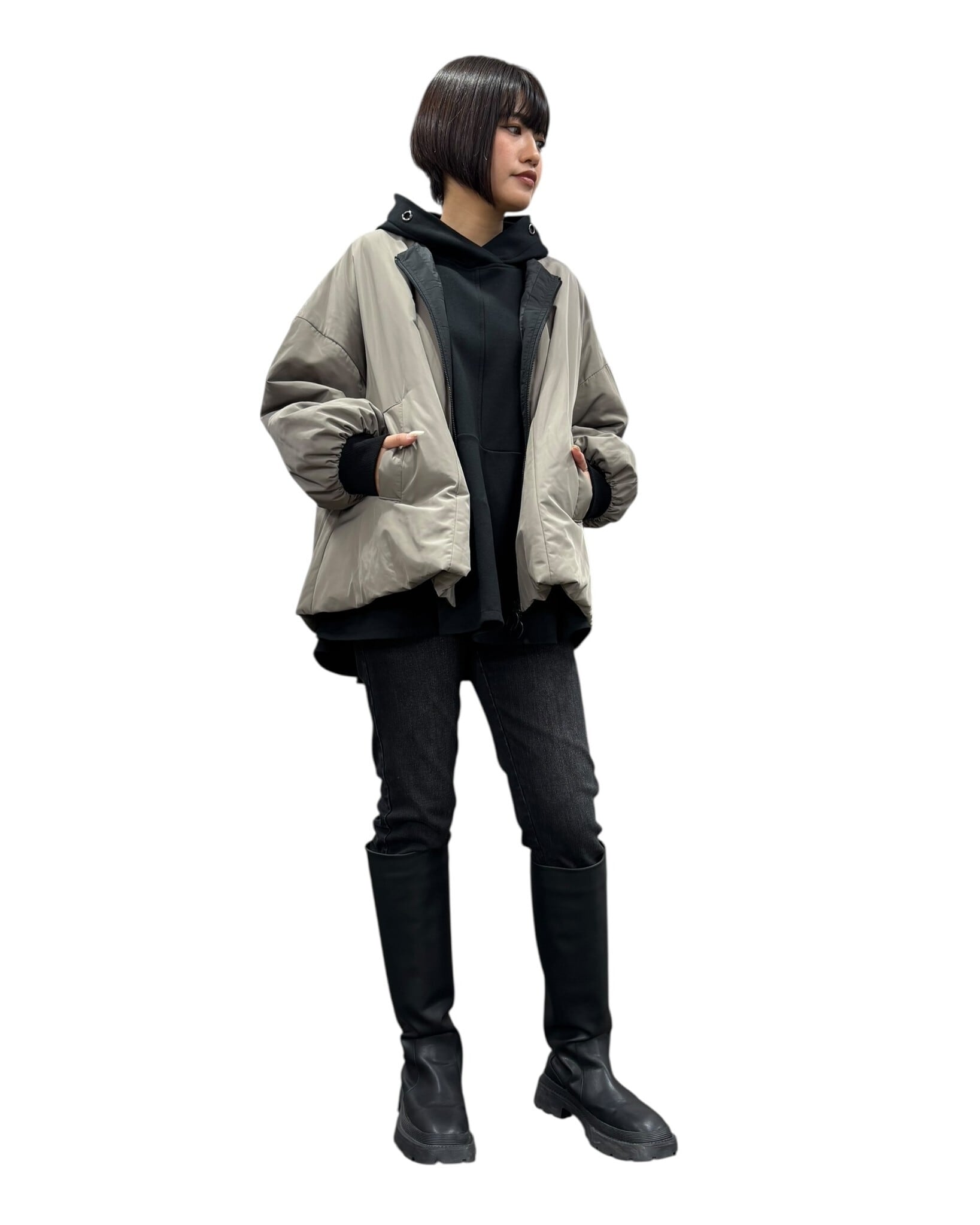 SALE【ayane】高機能生地デザインパーカー 896125 アヤン | red earth