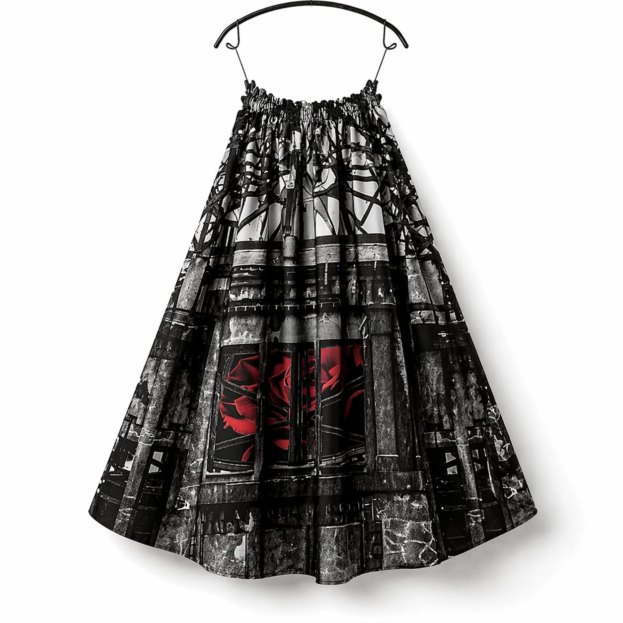 Ozz Angelo バロック風プリント 絵画　宗教　スカート 追憶 〜Rose of Peace〜 SUGIZO × tenbo プリントスカート | tenbo webshop