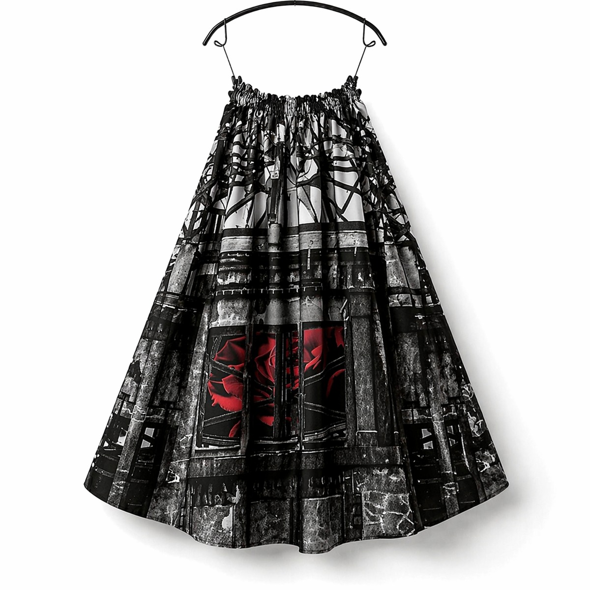 追憶 〜Rose of Peace〜 SUGIZO × tenbo プリントスカート | tenbo webshop