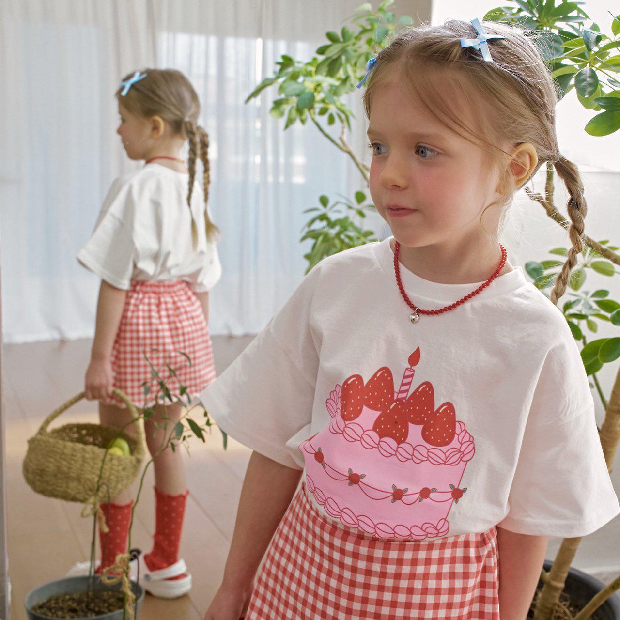 «予約»«ジュニアサイズあり»«berry berry» ケーキトップス 3colors