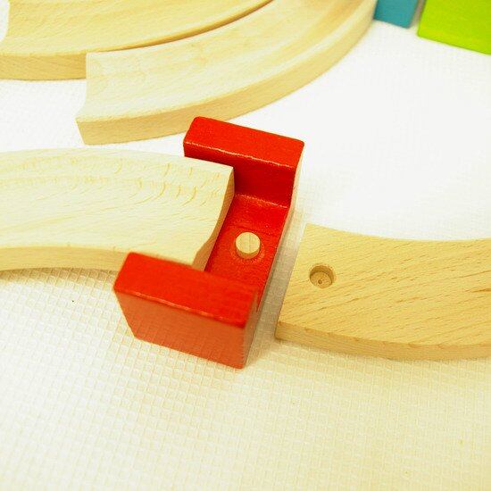 ベビークーゲルバーン・大　積み木　玉の道HABA社　ドイツのおもちゃ 木のおもちゃ カルテット / HABA 玉の道-組み立てクーゲルバーン