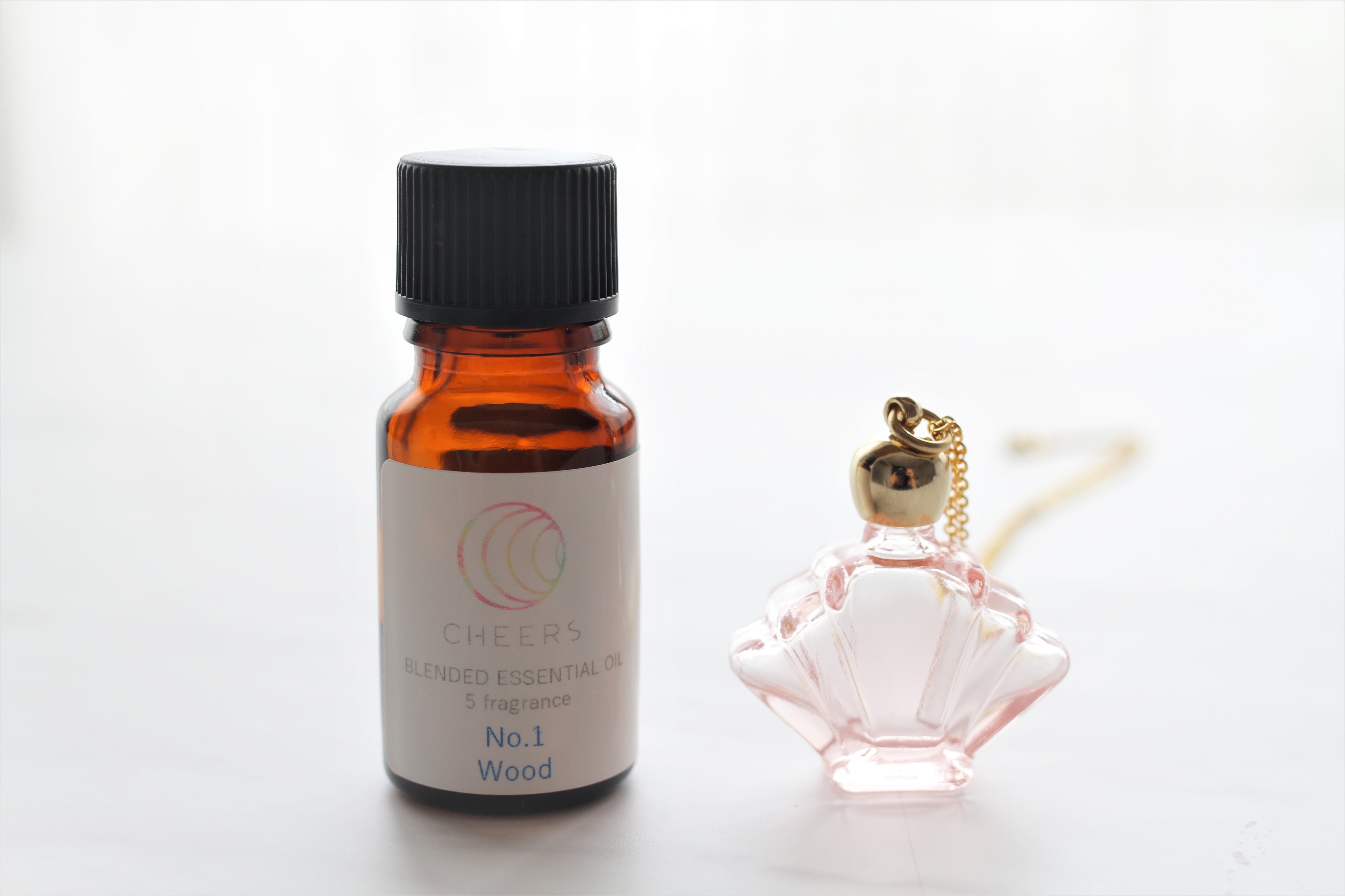 アロマペンダント+陰陽五行アロマオリジナルブレンド精油5fragrance