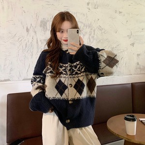 【韓国通販 dgo】roundneck long sleeve cardigan 2colors（A1177）