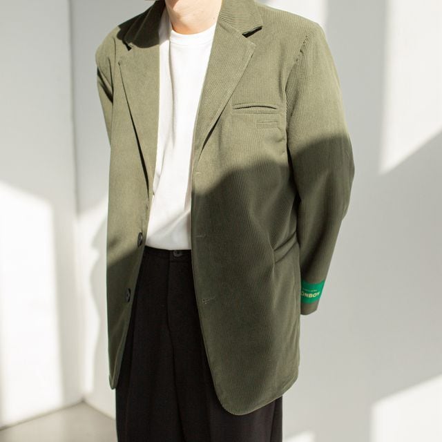 タリアトーレ　コーデュロイ　ジャケット　カーキベージュ　44 タリアトーレ コーデュロイ ジャケット カーキベージュ 44