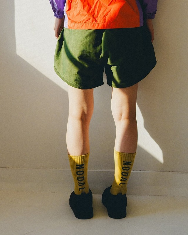 NODAL Logo Socks CAMEL × BROWN