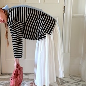 Douce Frill Tiered Skirt F0625