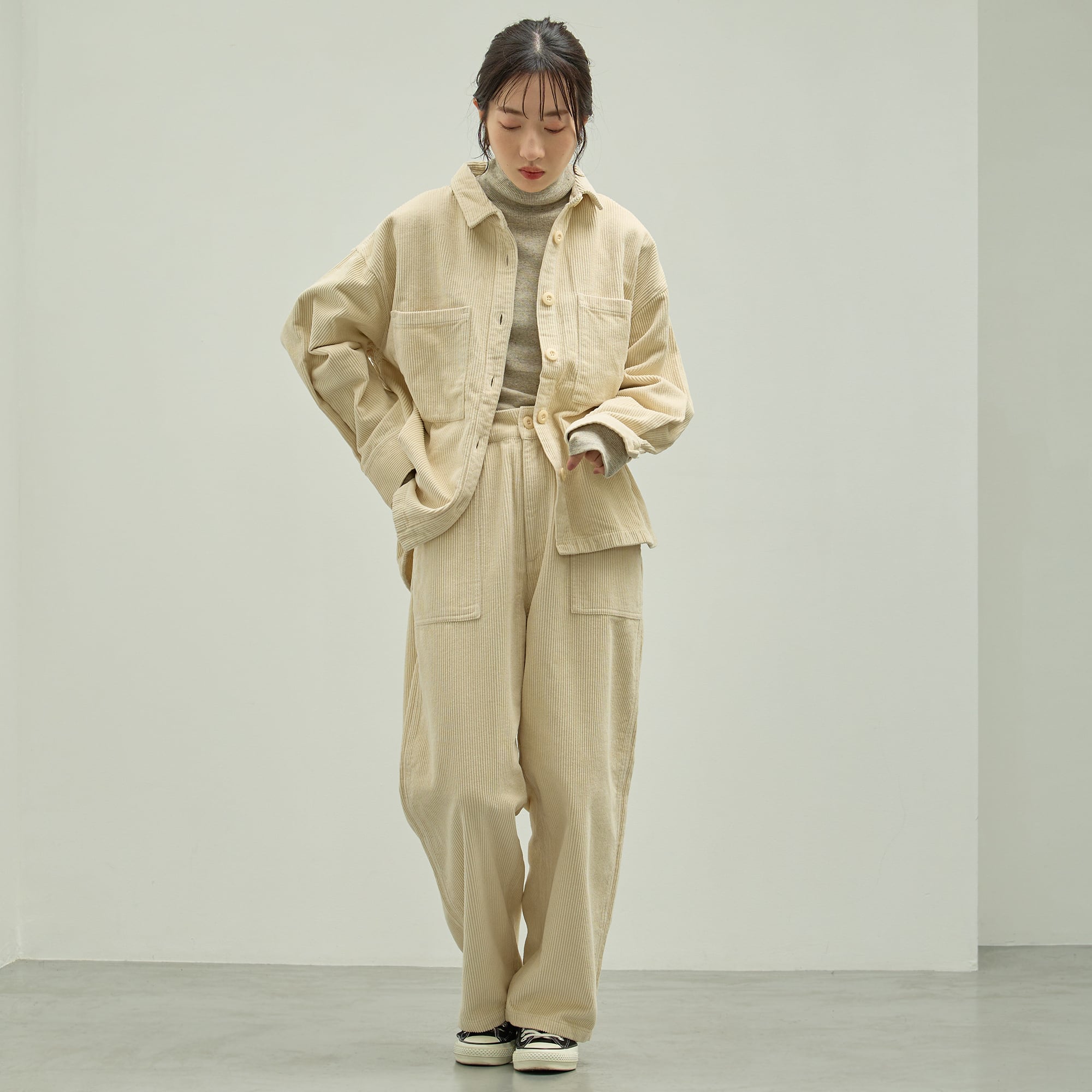 太畝コーデュロイ シャツジャケット｜羽織り | AUG ONLINE STORE 大人