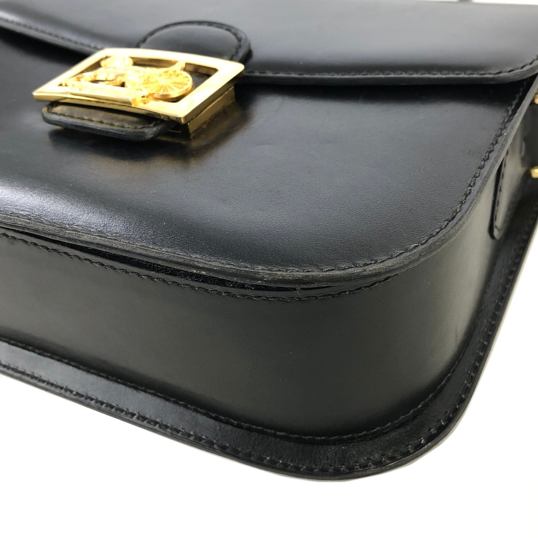 CELINE セリーヌ 馬車 ホースキャリッジ レザー クロスボディ