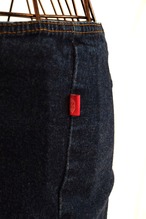 Flare silhouette stretch denim pants Made in U.S.A