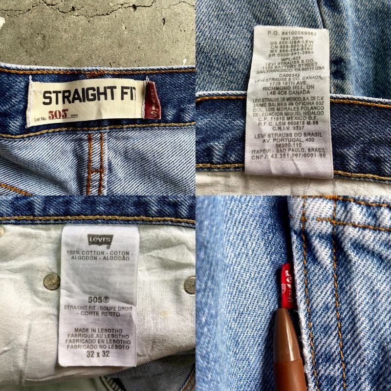 Levi's リーバイス 505 テーパード デニムパンツ メンズW32 古着