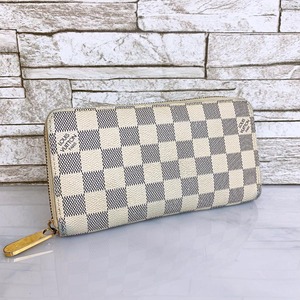 美品 LOUIS VUITTON ダミエアズール ジッピーウォレット 白 長財布
