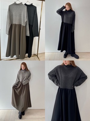 やわらかドッキングワンピース　¥7,800+tax