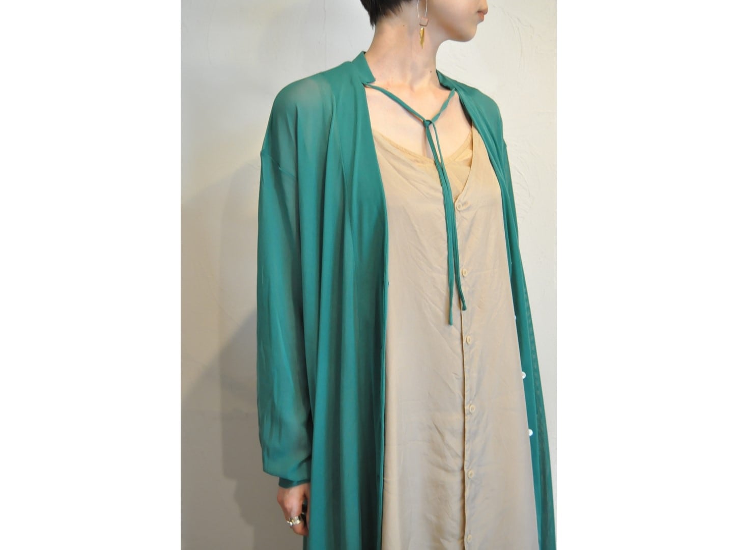 【hippiness】tulle over cardigan /【ヒッピネス】チュールオーバーカーディガン | ChaosBohemia  カオスボヘミア powered by BASE