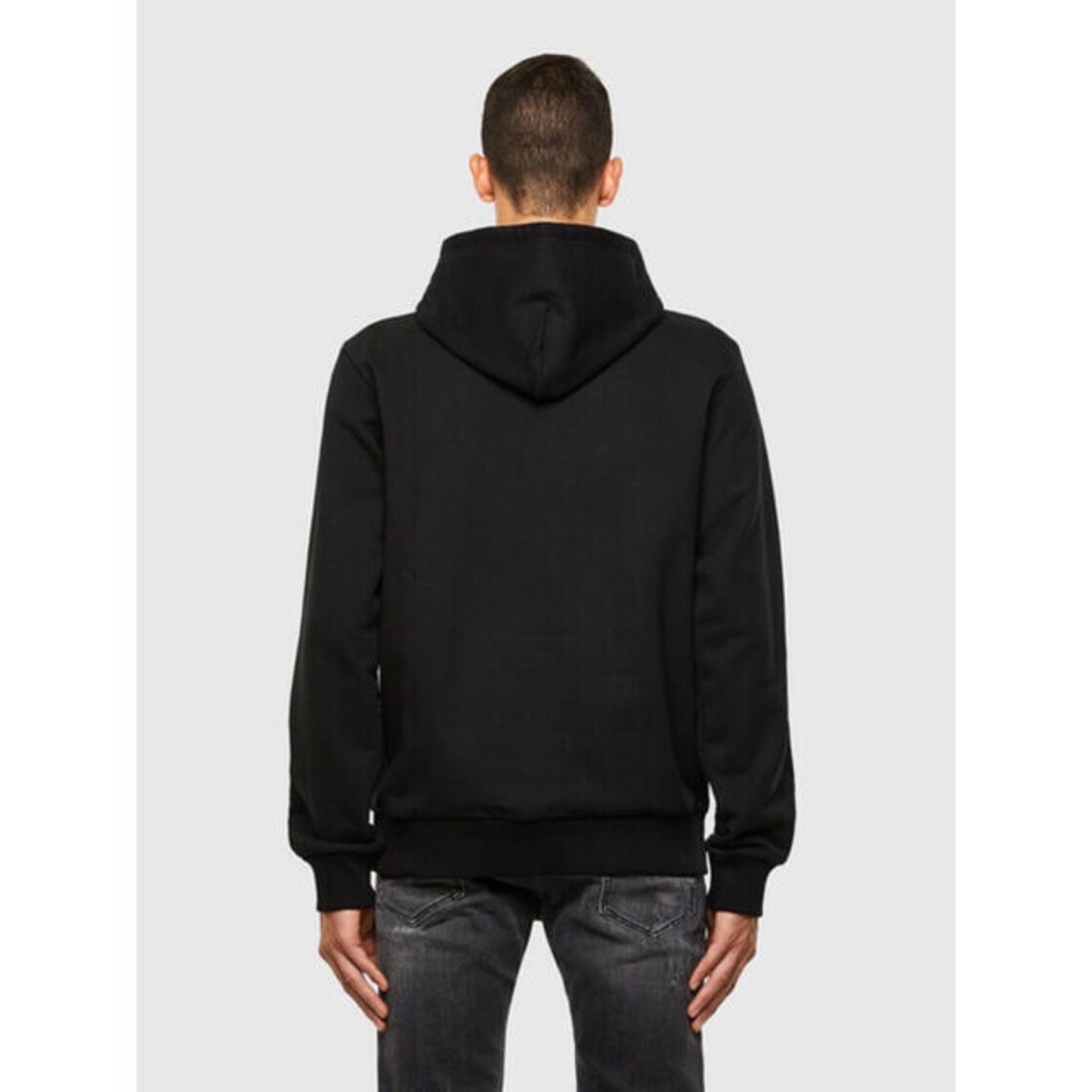 DIESEL パーカー M S-GIRK-HOOD-N4 デニムテープブラック | Pay ID