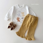 韓国子供服 / 26Autumn / 〖取寄〗DAILYBEBE / スケッチブックTシャツ / キッズ服 / ジュニア服 / 秋服 *XS~JL*