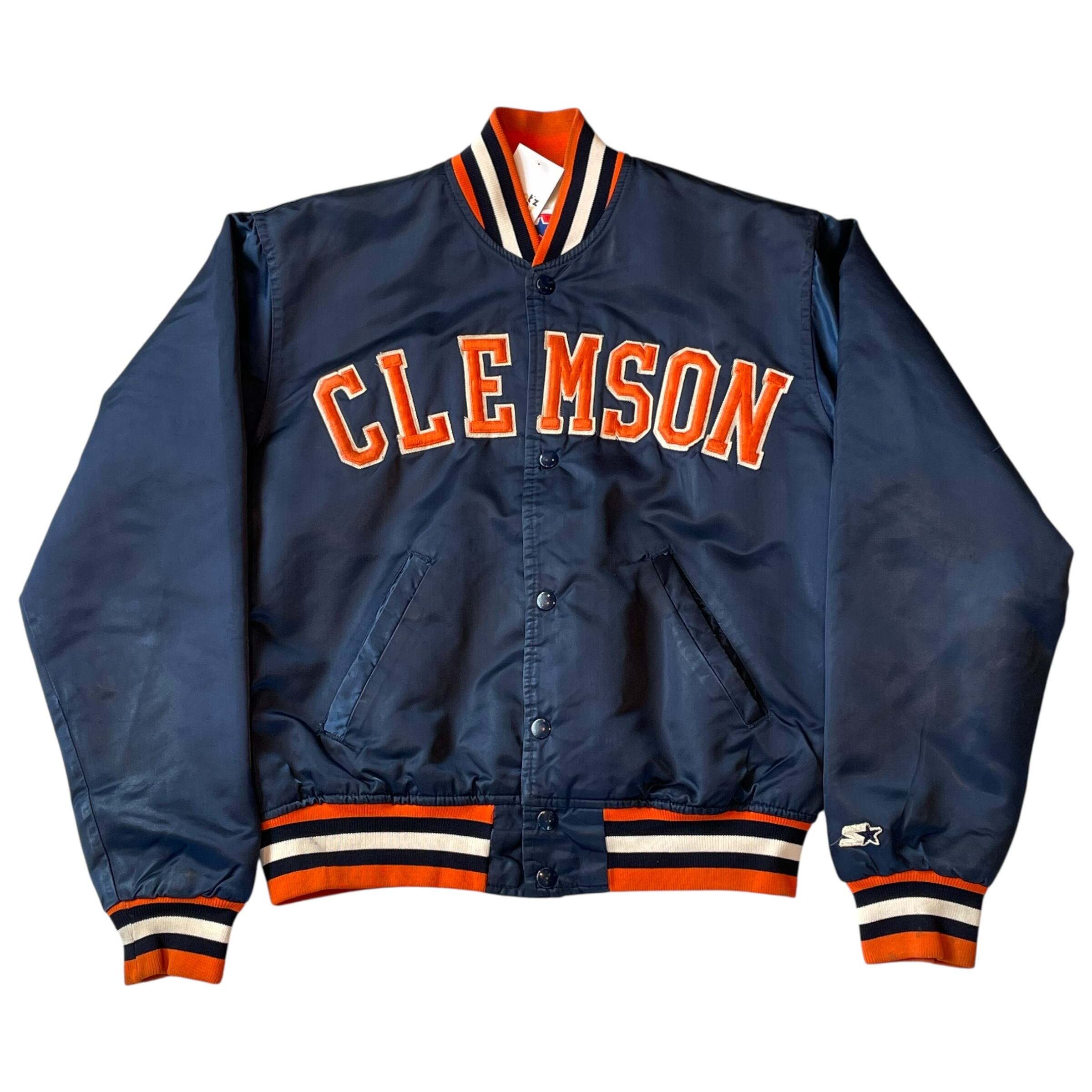 80s STARTER "CLEMSON TIGERS" nylon jacket