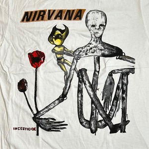 13526 NIRVANA ニルヴァーナ ロックTシャツ バンドT 両面 XL