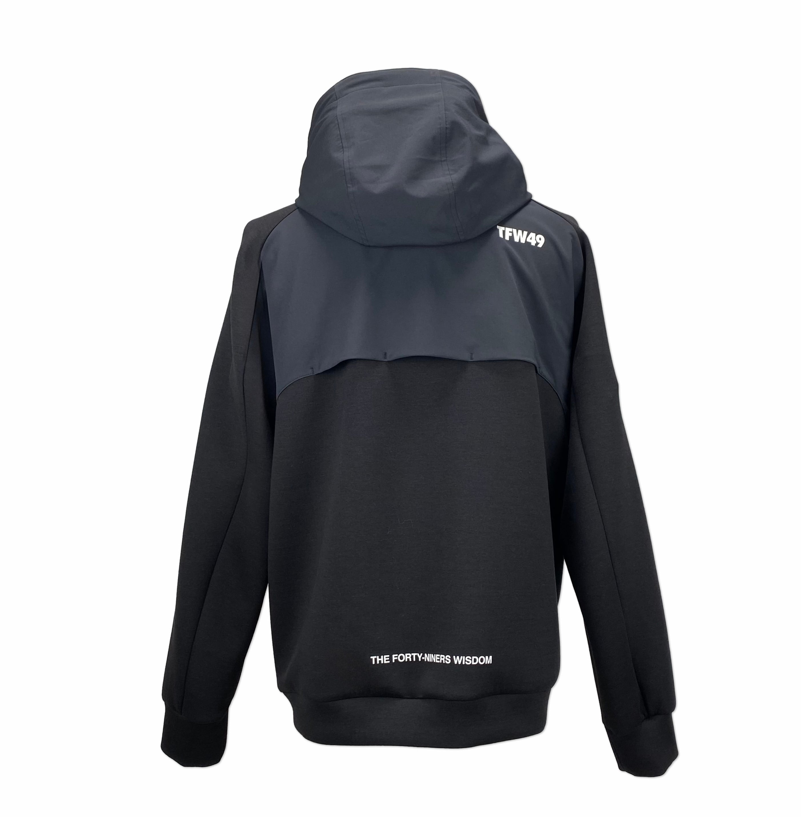 TFW49】《UNISEX》CARDBOAD MATELIAL STAND FULL ZIP（BLACK） | Sandy