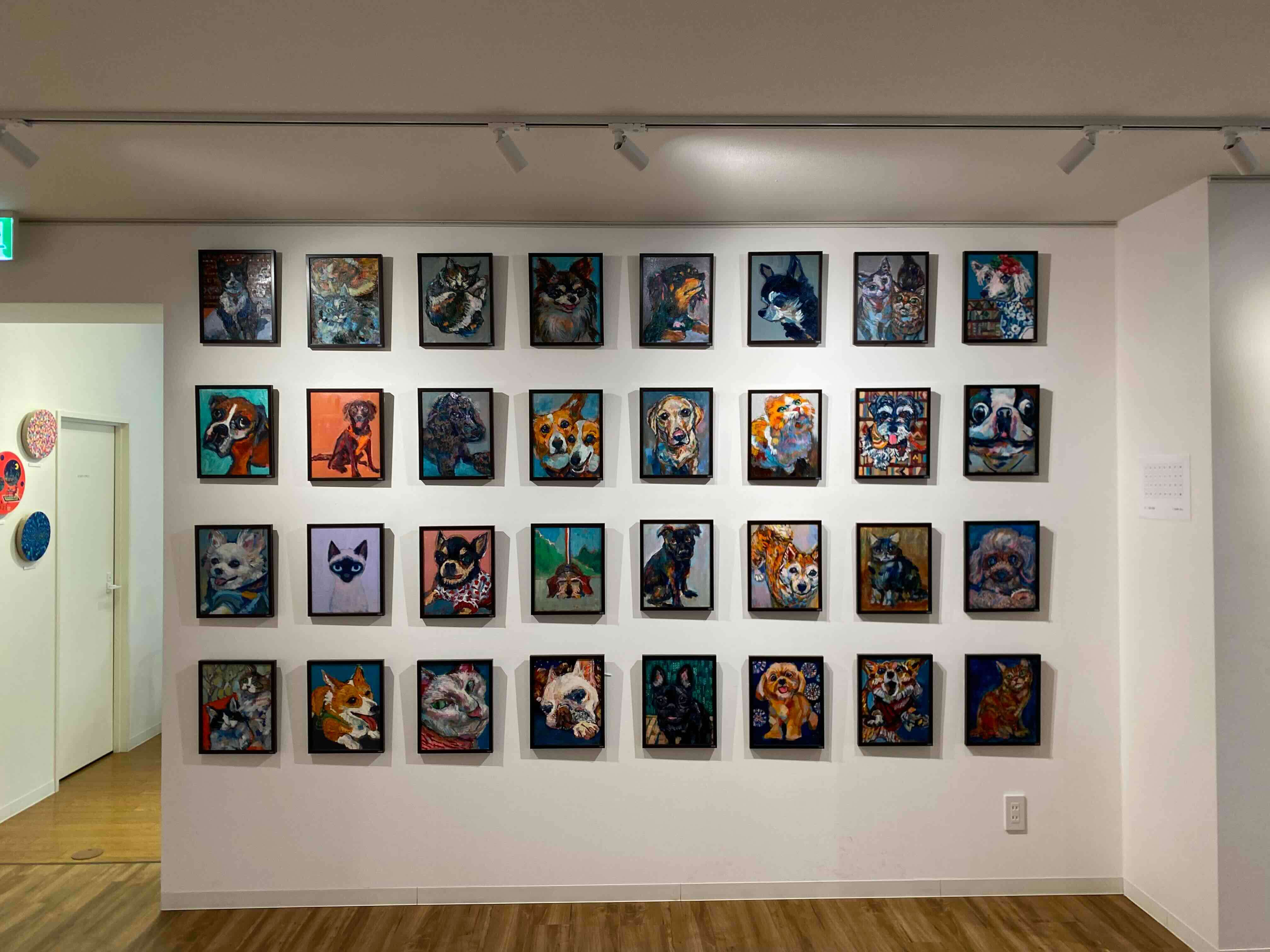 OIL COLOUR | 油彩画 #現代アート #犬 #猫 | otani.