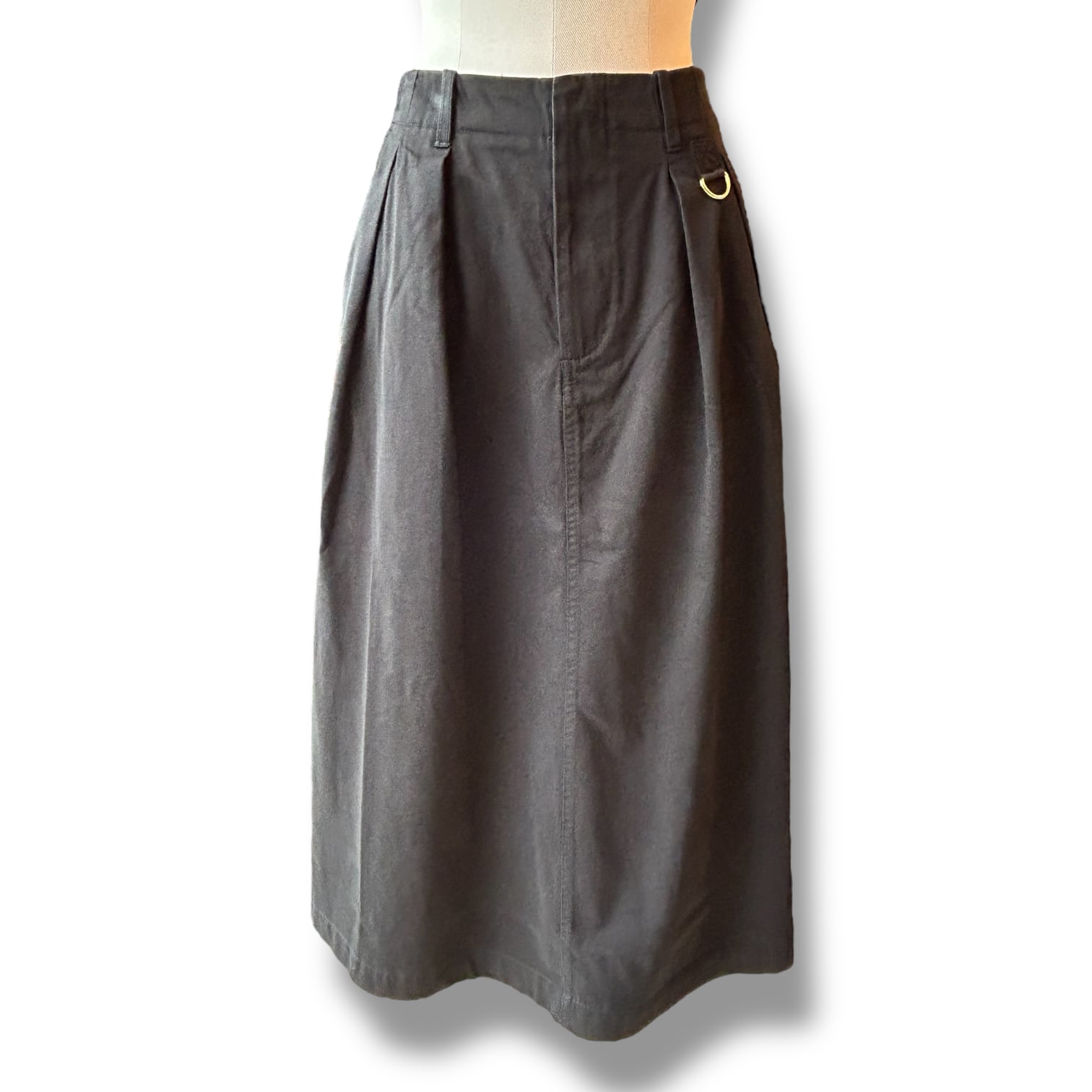 Phoebe Midi Skirt-Black【Barbour】フィービー ミディスカート バブアー