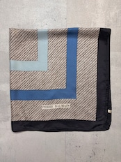 geometric frame silk scarf-5150-8