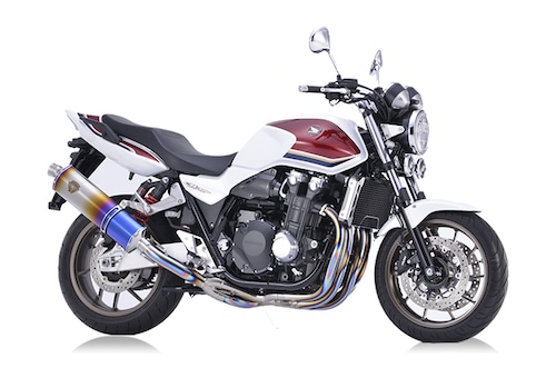 CB1300SF（'14～'17） ワイバンクラシックR シングル チタンドラッグブルー[MH17-01CD]