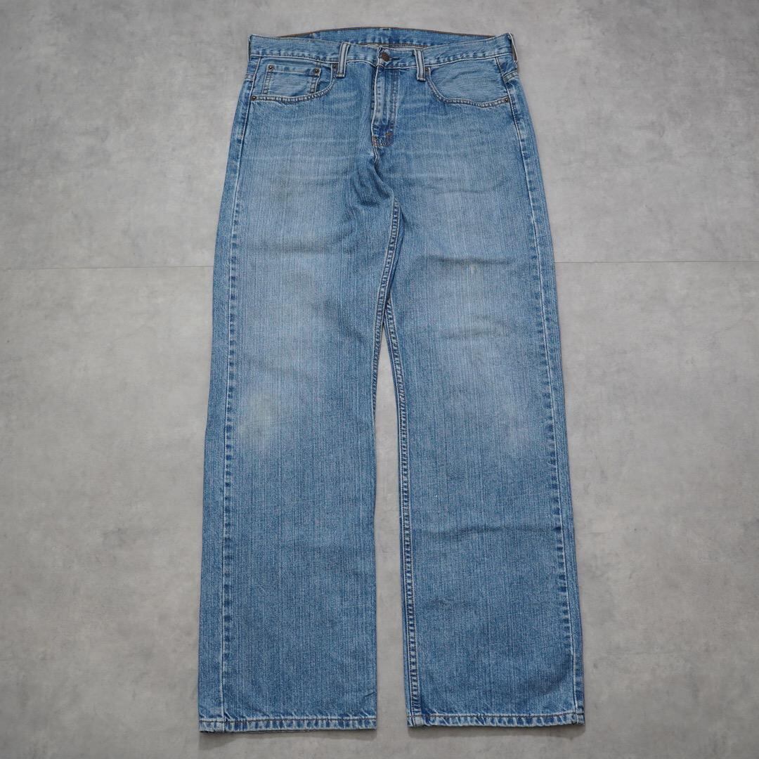 リーバイス569 Levis W32 ブルーデニム 青 ヒゲ 古着15692
