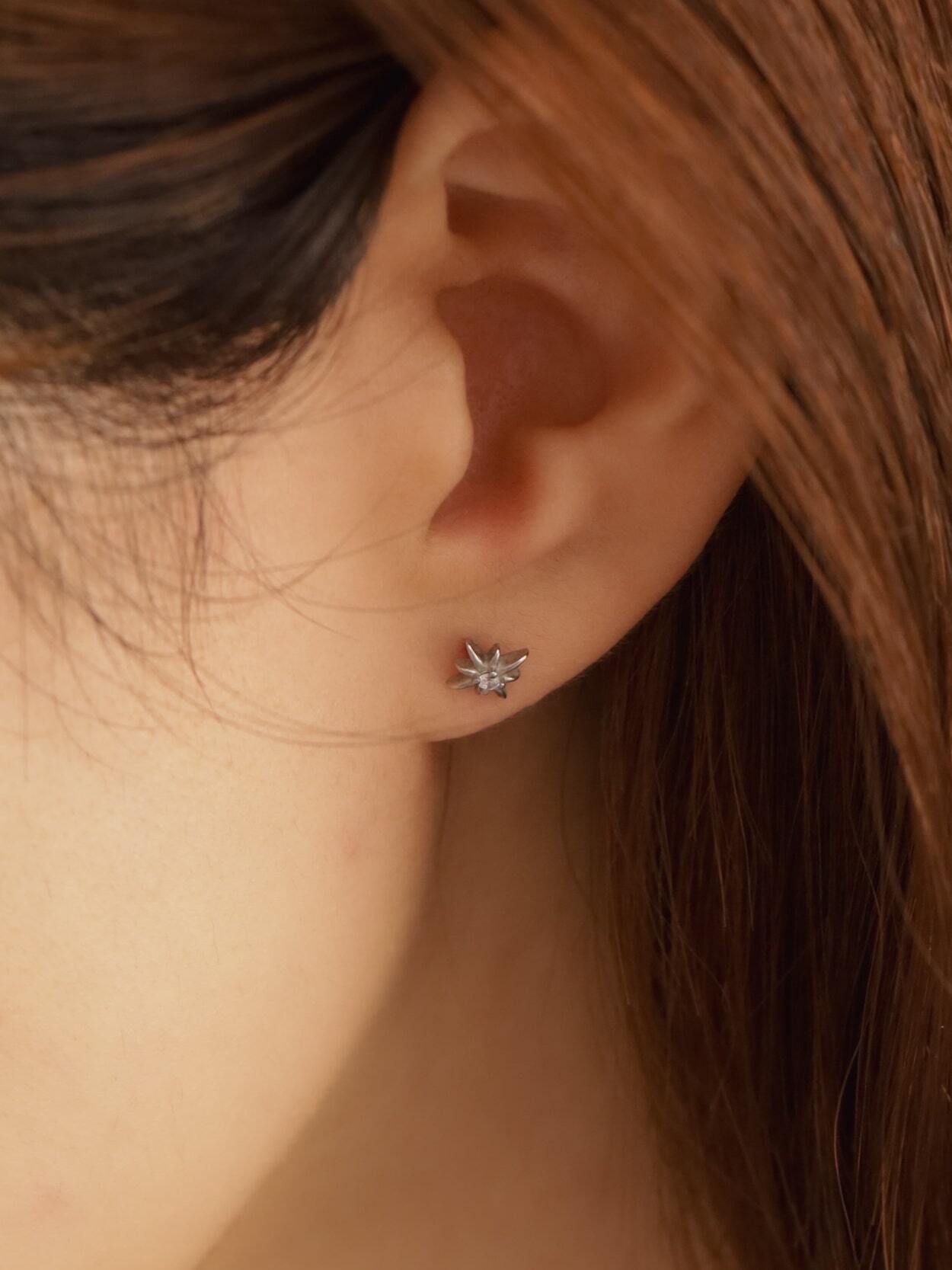 316L hawaiian Hōkū pierce（ 片耳用 ）#p14 | rani