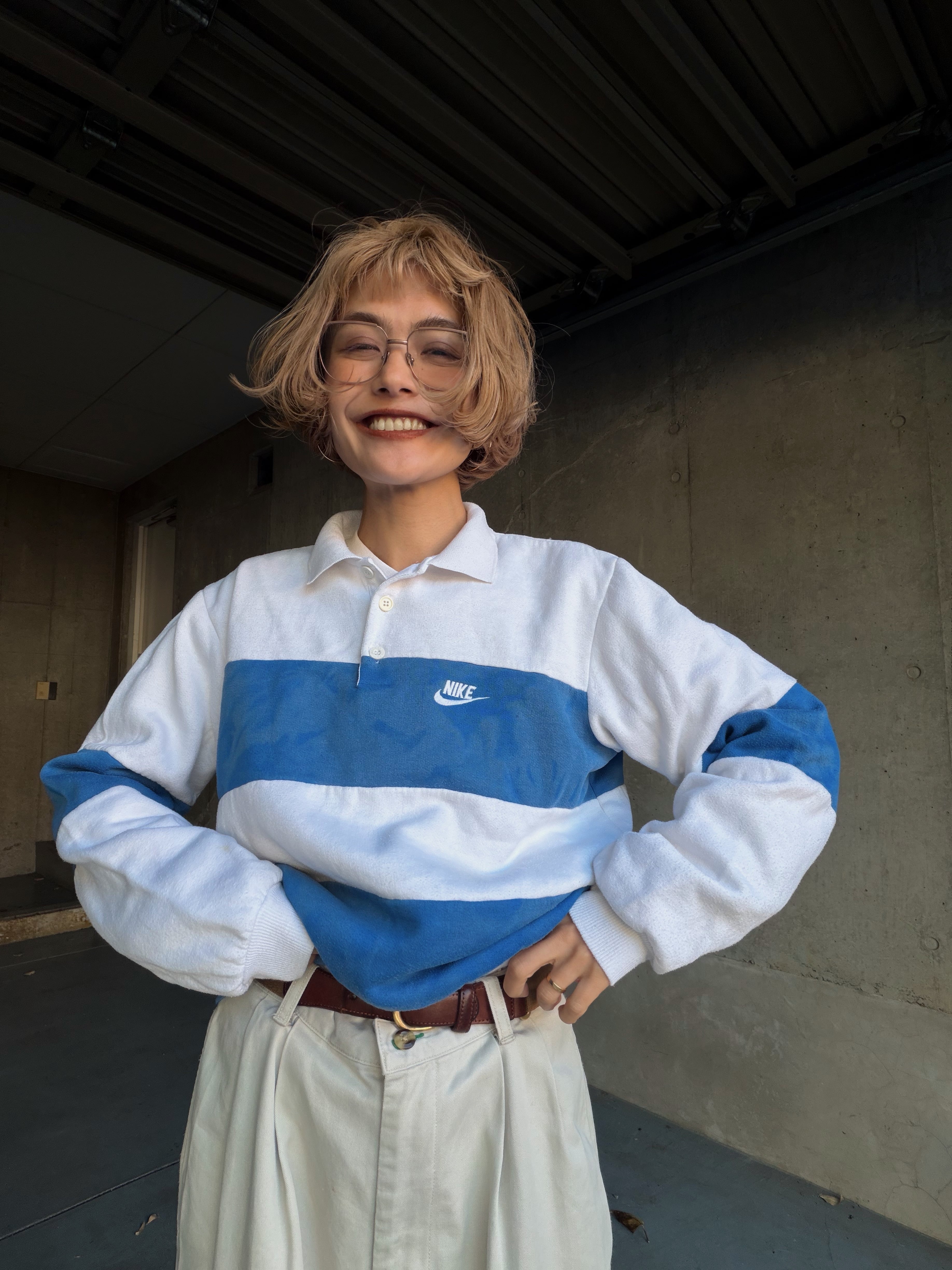 (CS2179)90‘s OLD NIKE polo