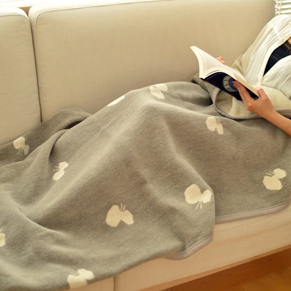 シュニールコットン ハーフブランケット CHOUCHO by mina