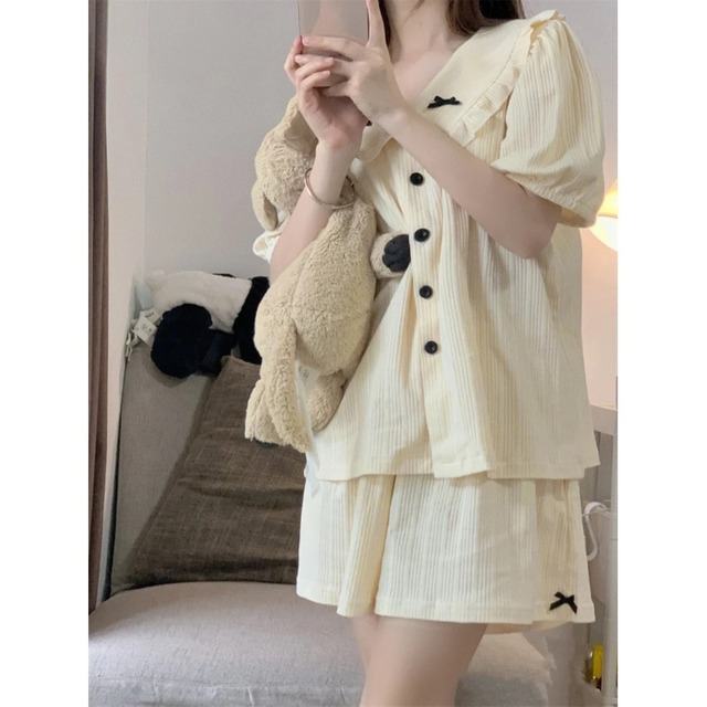 イエローサマースタイルルーズ 大人ガーリー スウィート キュート カジュアル 夏物 萌量不足13380452720