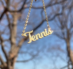 Initial necklace