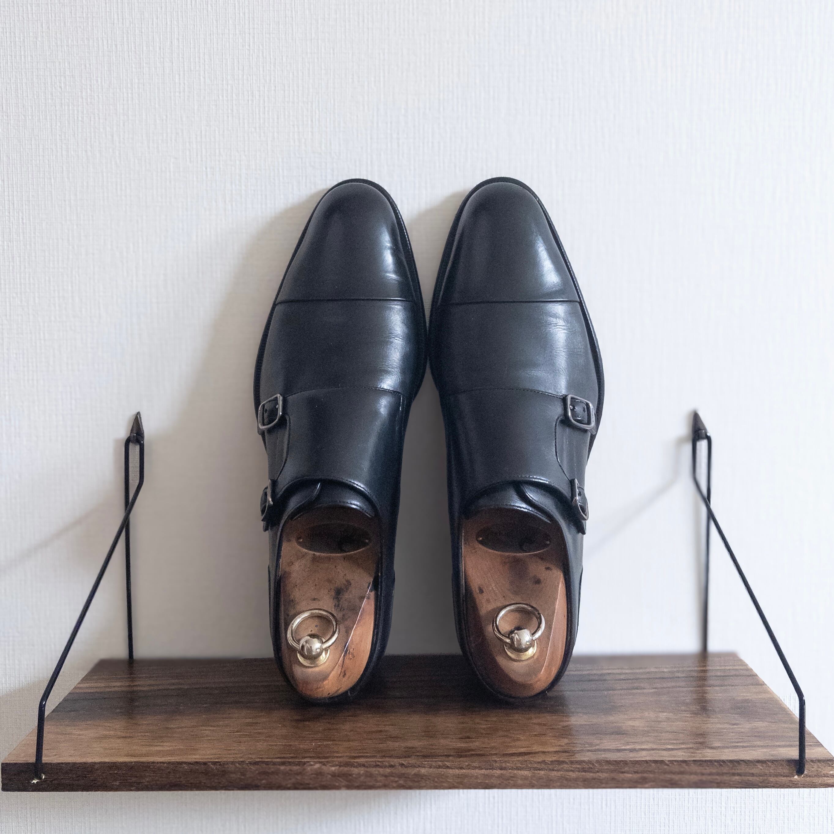 A.TESTONI アテストーニ 上級ライン ダブルモンク UK8