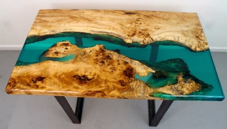 木製テーブル リバーテーブル