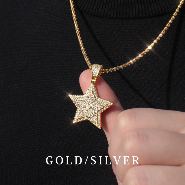 Iced Out Star Necklace MP1-31